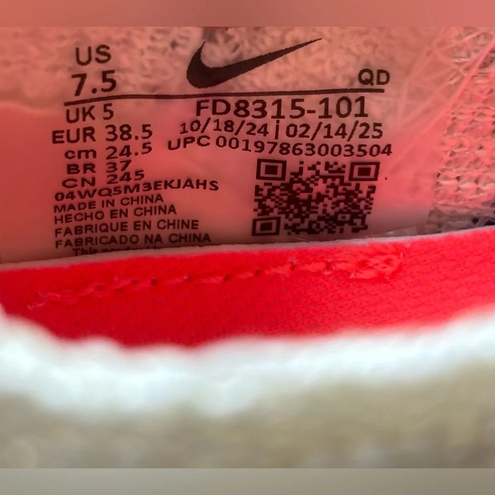 Nike Air Zoom 💅 Alphafly NEXT% 3 Coconut White Shoes FD8315-101 Wmns 7.5 8.5 9.5 - Picture 13 of 15